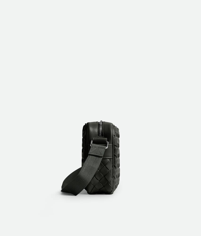 Small Intrecciato Camera Bag in Dark green Bottega Veneta South Korea EN - Image 4