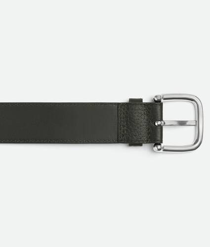 Men's Intrecciato Taurillon Belt in Dark green Bottega Veneta Lithuania EN - Image 5