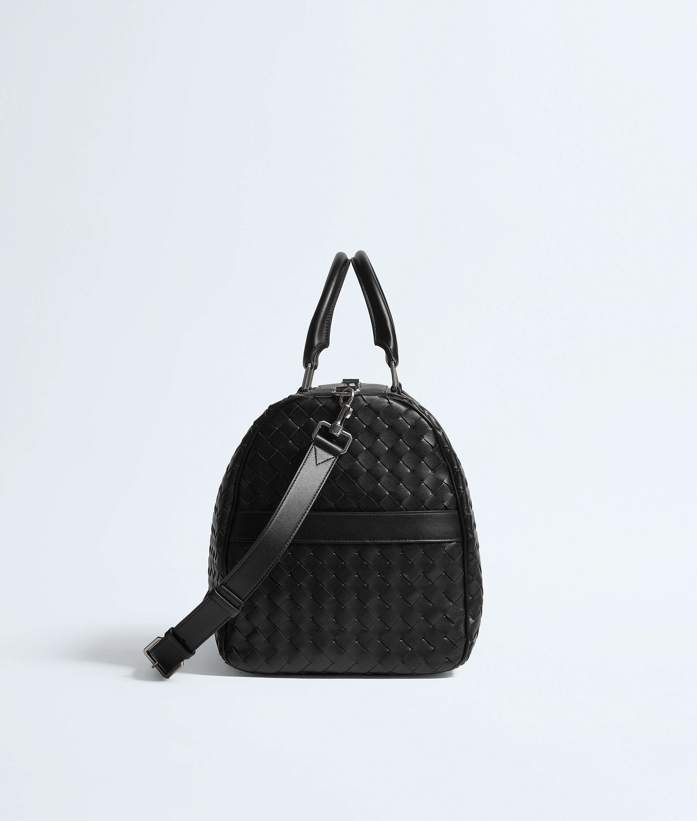 Men's Intrecciato Cabin Duffle in Black Bottega Veneta Luxembourg EN - Image 4