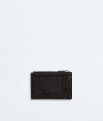 Men's Woven Mycelium Zipped Card Case  in Espresso Bottega Veneta Zimbabwe EN - Image 3