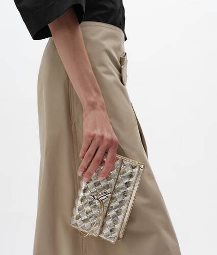 Women's Andiamo Wallet on Chain in Supermoon/silver Bottega Veneta Australia EN - Image 5