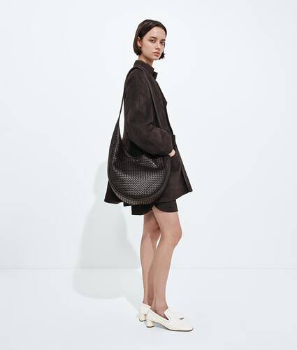 Women's Ovetto in Espresso Bottega Veneta Italy EN - Image 2