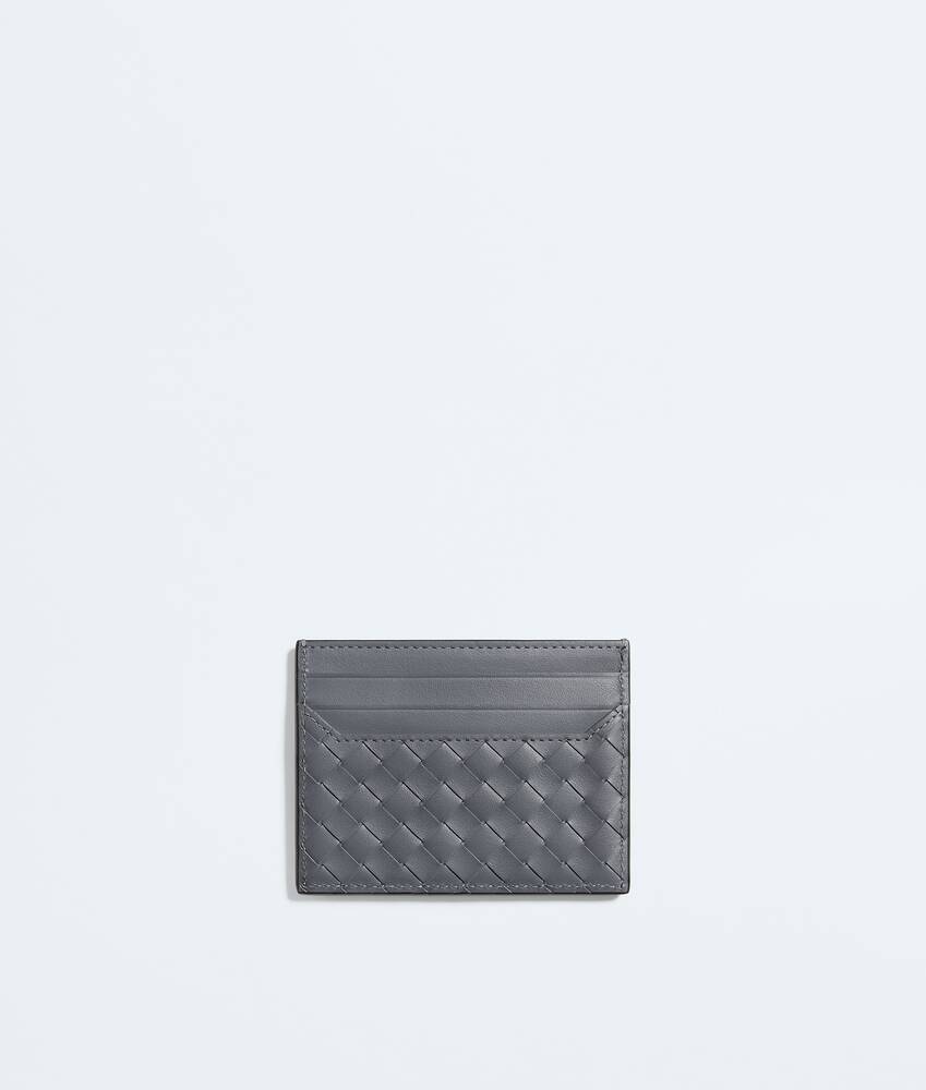 Men's Intrecciato Piccolo Card Case in Black/thunder Bottega Veneta Australia EN - Image 2