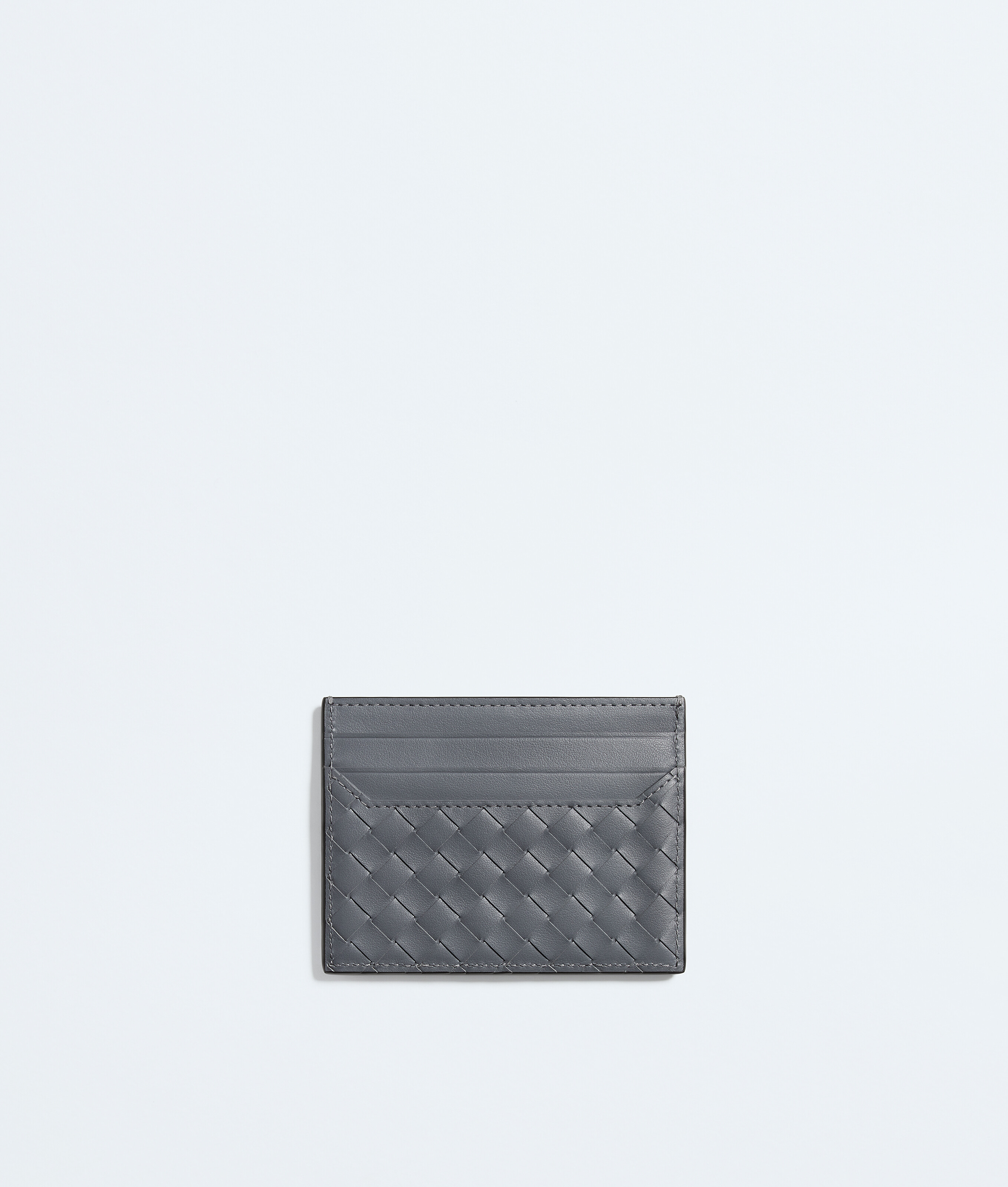Men's Intrecciato Piccolo Card Case in Black/thunder Bottega Veneta Luxembourg EN - Image 2