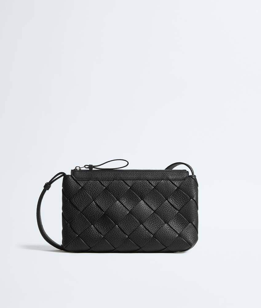 Diago Zipped Messenger in Black