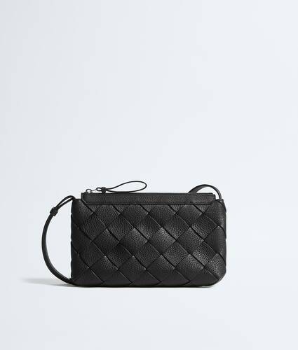 Men's Diago Zipped Messenger in Black Bottega Veneta Norway EN - Image 1