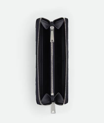 Intrecciato Zip Around Wallet