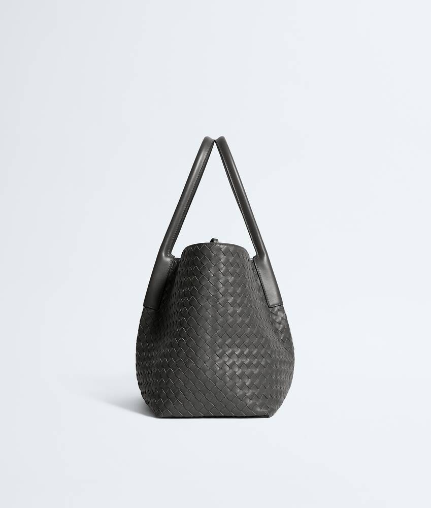 Women's Large Pinacoteca in Obsidian gray/silica gray Bottega Veneta Italy EN - Image 4