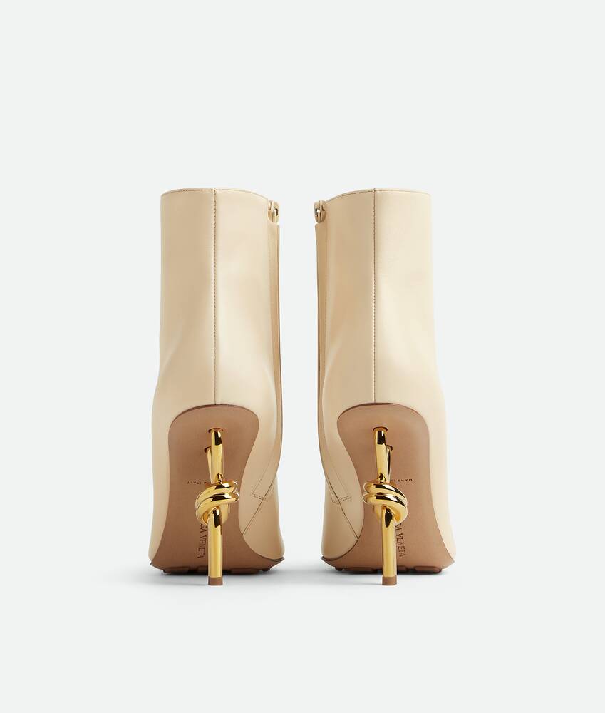 Women's Knot Ankle Boot in Sea salt Bottega Veneta France EN - Image 3