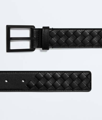Men's Solo Belt in Black/nero opaco Bottega Veneta Lithuania EN - Image 4