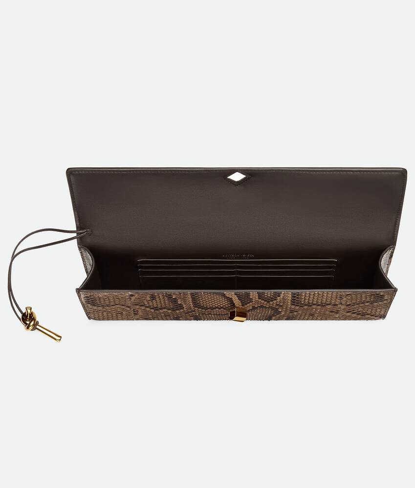 Women's Andiamo Clutch in Python/fondant Bottega Veneta Norway EN - Image 3
