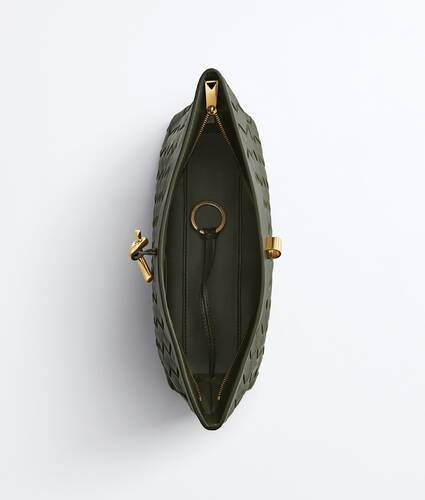 Ela's Pouch Boat Andiamo em Bark green Bottega Veneta Brasil PT - Image 4
