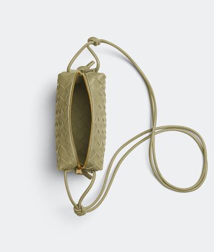 Women's Mini Loop Camera Bag in Travertine Bottega Veneta South Korea EN - Image 3