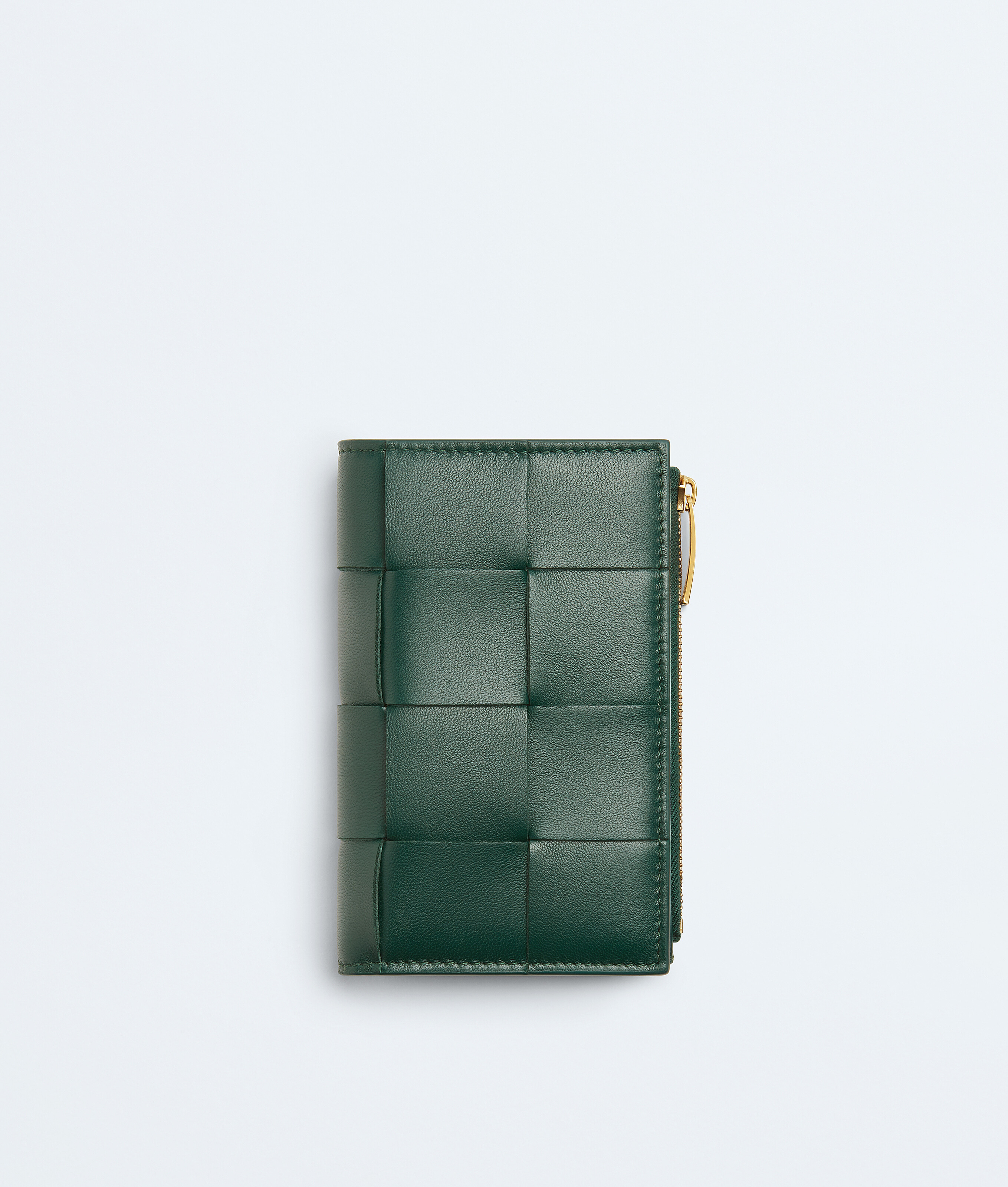 BOTTEGA VENETA財布 Women's Cassette Medium Bi-Fold Wallet in Emerald green | Bottega
