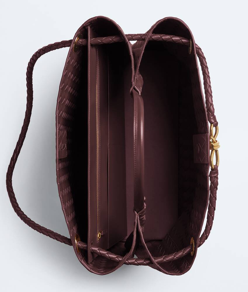 Women's Large Andiamo in Deep mahogany Bottega Veneta Japan EN - Image 3