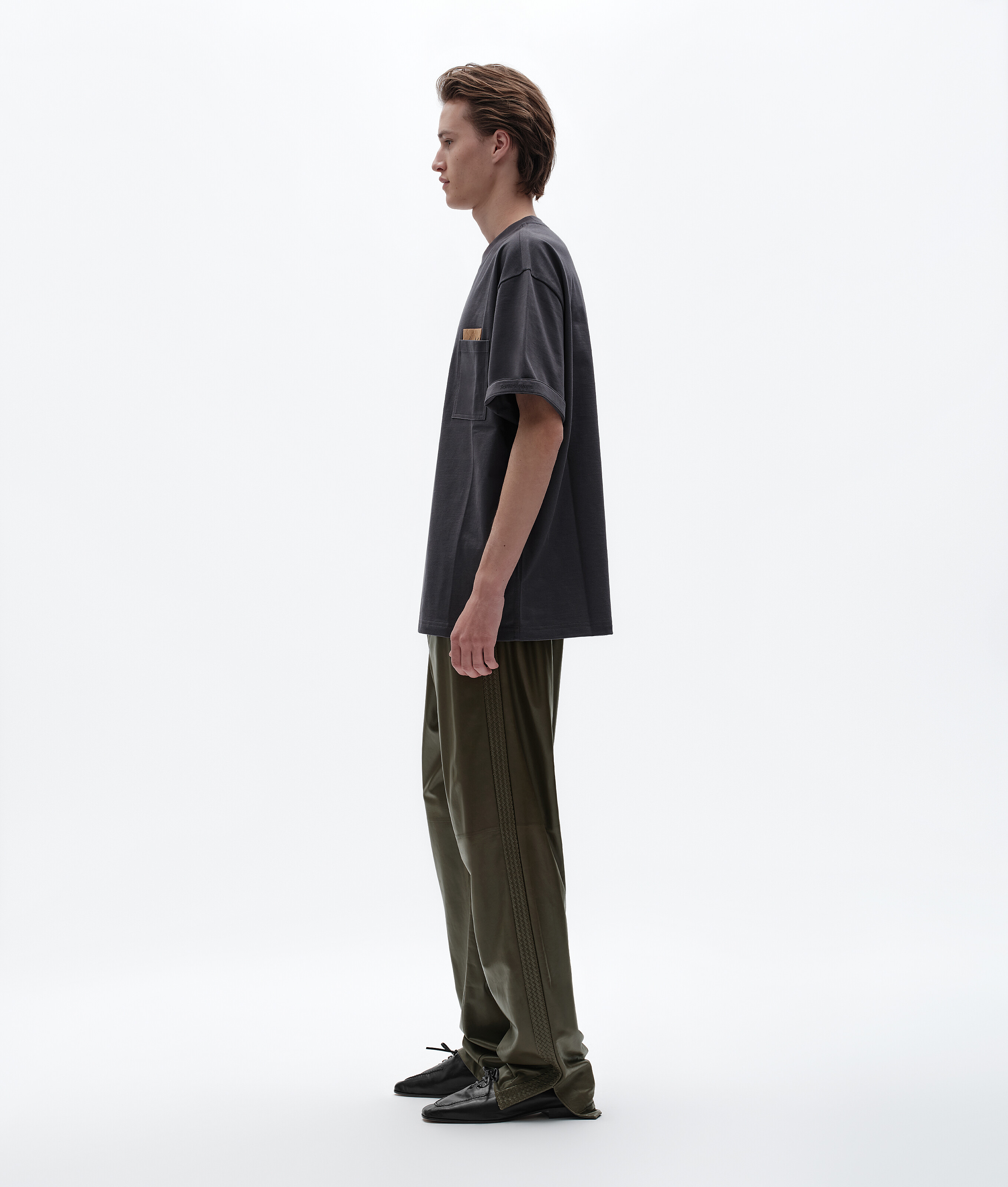 Men's Cotton Jersey T-Shirt in Nightfall Bottega Veneta Luxembourg EN - Image 2