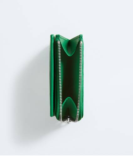 Carteira bi-fold Intrecciato Stamp