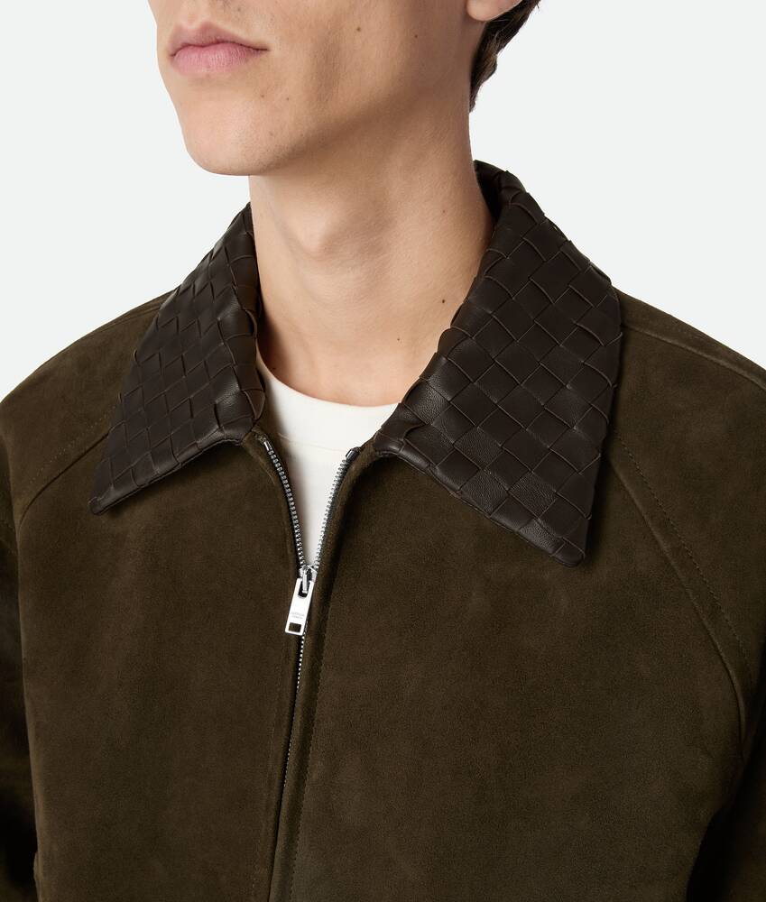 Display a large version of the product image 4 - Suede Leather Blouson