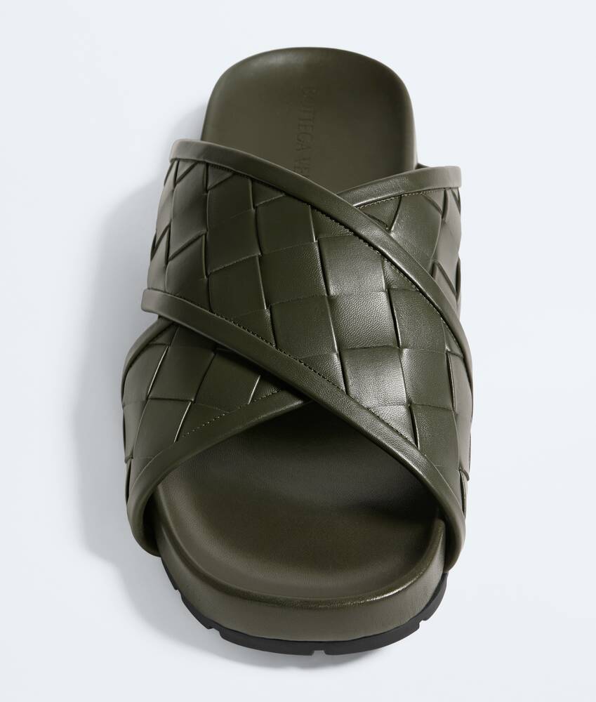 Men's Tarik Sandal in Bark green Bottega Veneta Hong Kong SAR China EN - Image 4