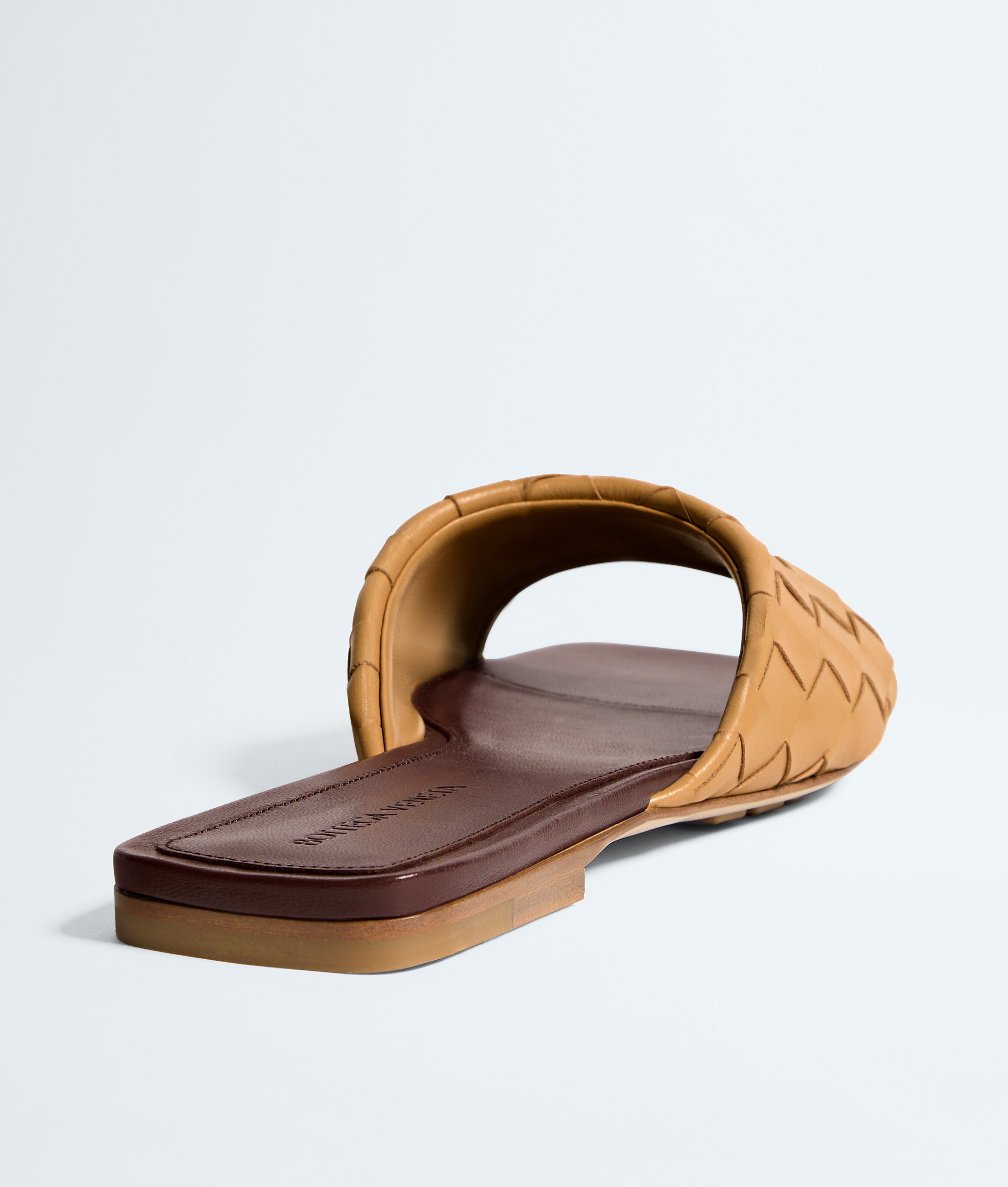 Women's Livia Flat Mule in Mojave beige/sienna brown Bottega Veneta Luxembourg EN - Image 5