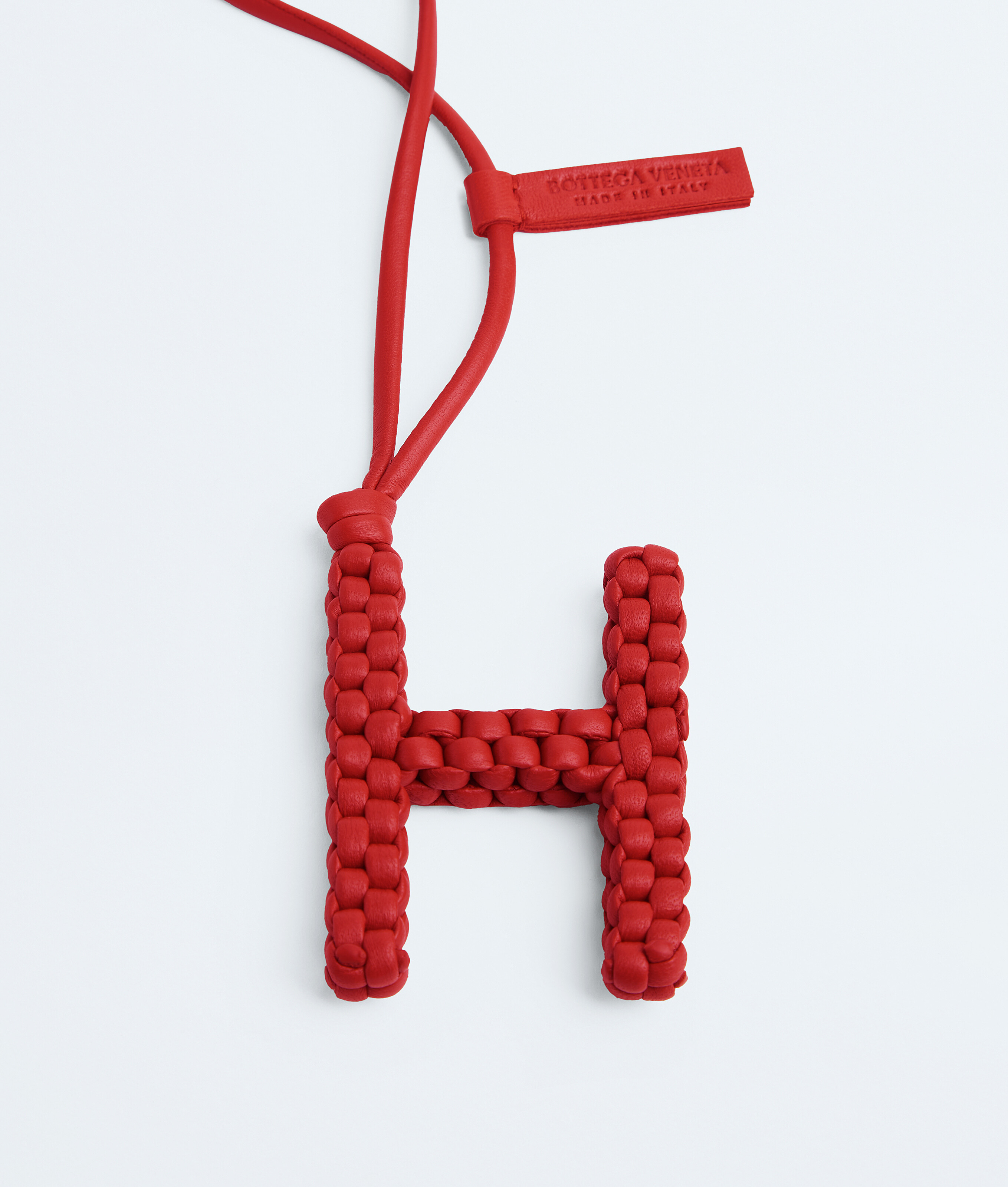 Letter H Charm in Cardinal Bottega Veneta Finland EN - Image 2