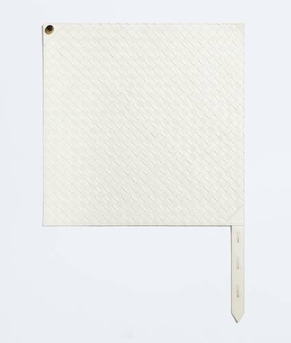 Leather Intrecciato Foulard