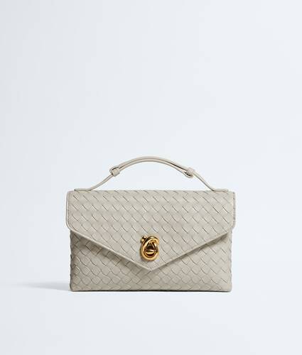 Women's Knot Lock in Silica gray Bottega Veneta Brazil EN - Image 1