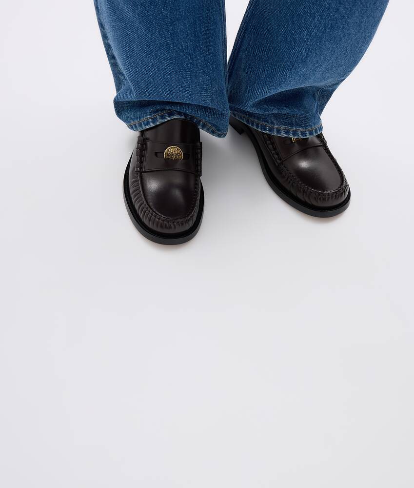 Women's Ugo Loafer in Ristretto Bottega Veneta Italy EN - Image 2