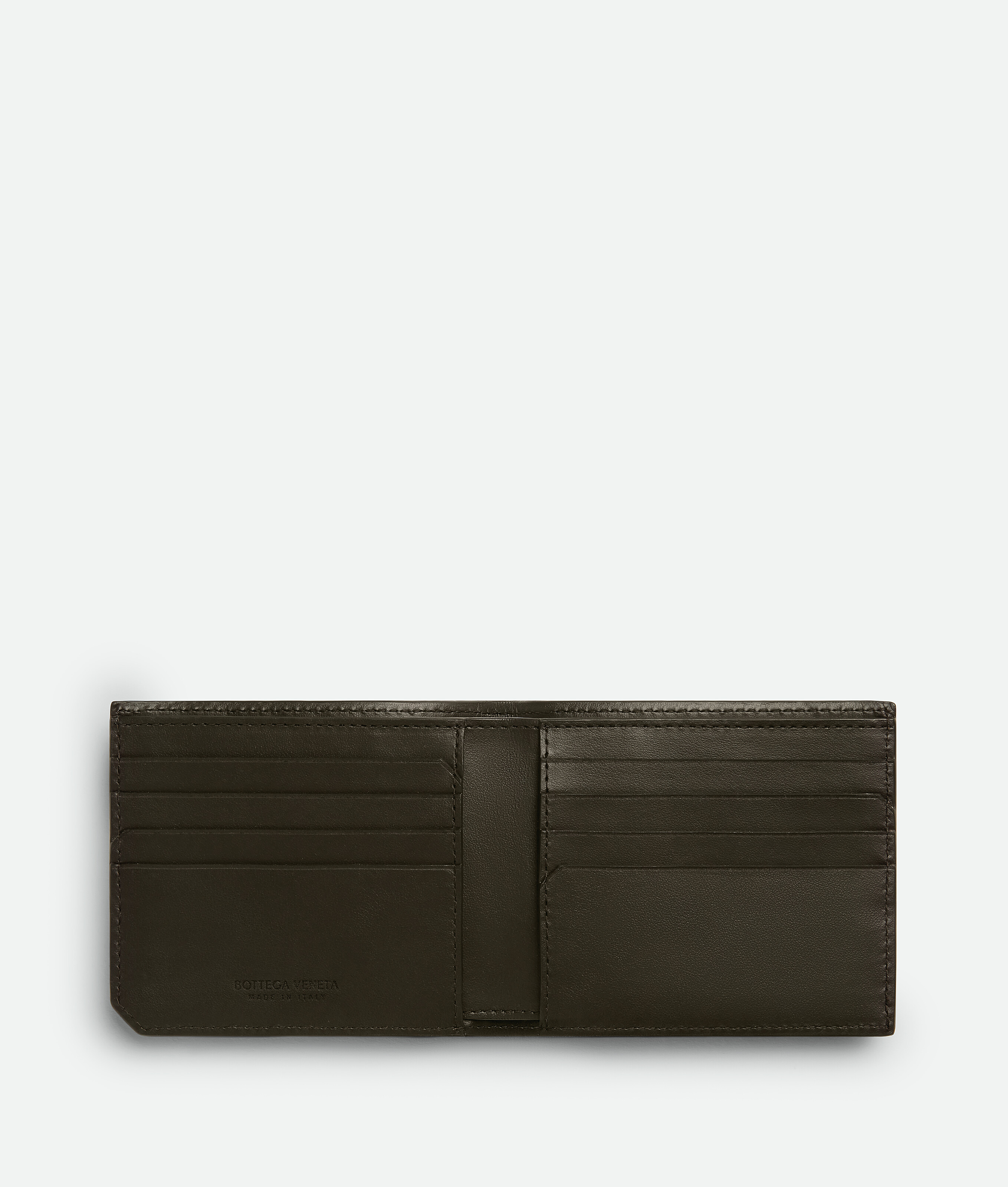 Men's Intrecciato Piccolo Bi-Fold Wallet in Kaki Bottega Veneta Japan EN - Image 2