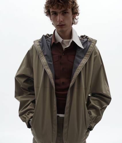 Cazadora con capucha t&eacute;cnica para Hombre en Desert taupe Bottega Veneta Estados Unidos ES - Image 1