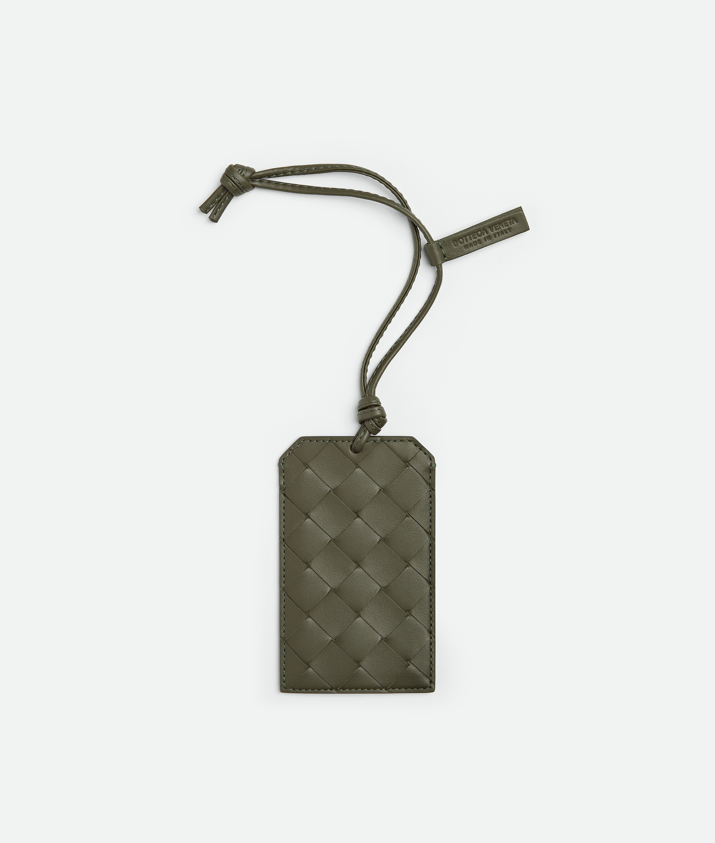 Bottega Veneta Badge Holder On Strap - Green - Man -