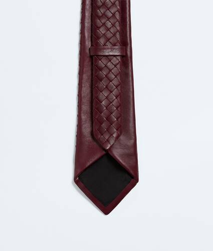 Corbata de piel con Intrecciato peque&ntilde;o para Hombre en Barolo Bottega Veneta M&eacute;xico ES - Image 3