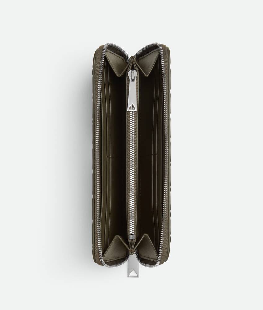 Men's Intrecciato Stamp Zip Around Wallet in Cypress Bottega Veneta Hong Kong SAR China EN - Image 2