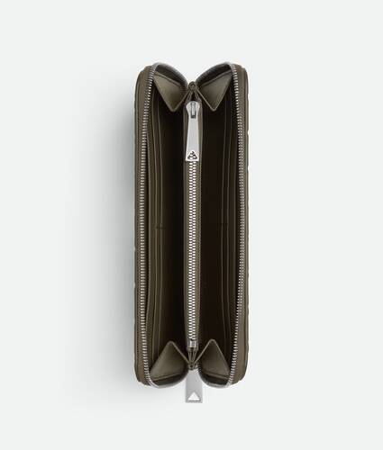 Men's Intrecciato Stamp Zip Around Wallet in Cypress Bottega Veneta Zimbabwe EN - Image 2