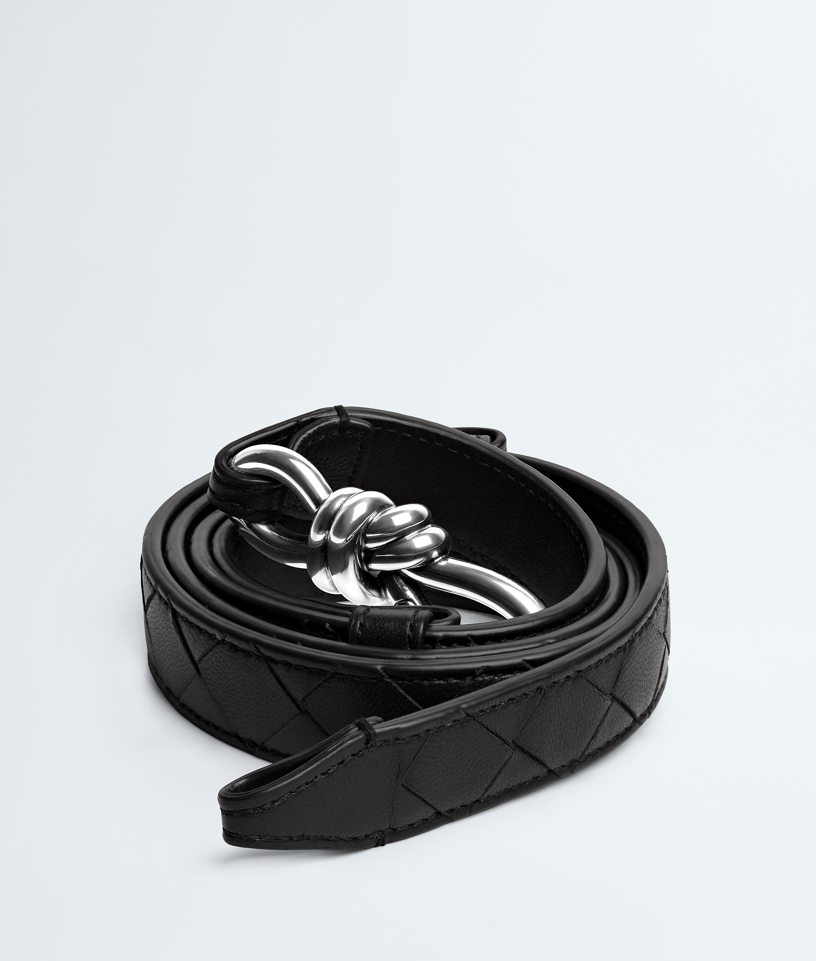 Women's Andiamo Belt  in Black Bottega Veneta Luxembourg EN - Image 3