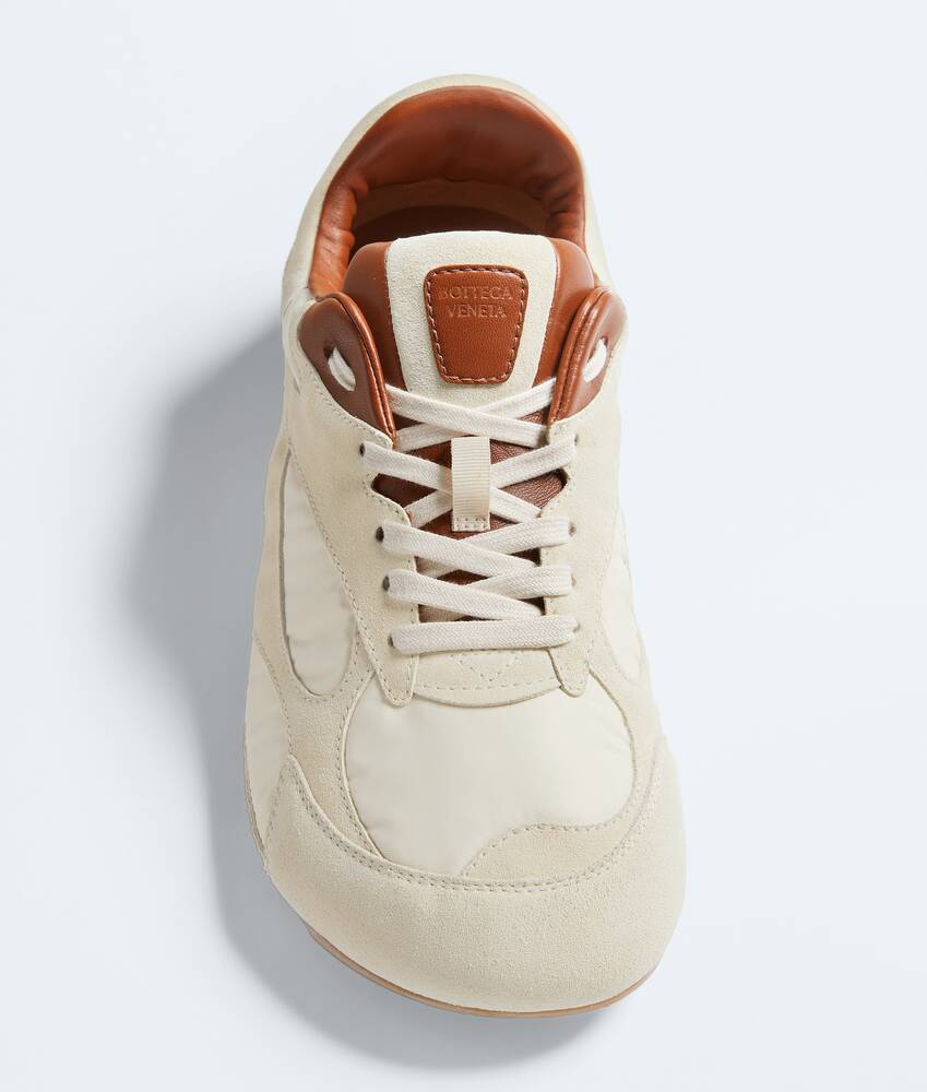 Women's Orbit Flash Sneaker in Sea salt/caramel Bottega Veneta United Kingdom EN - Image 4