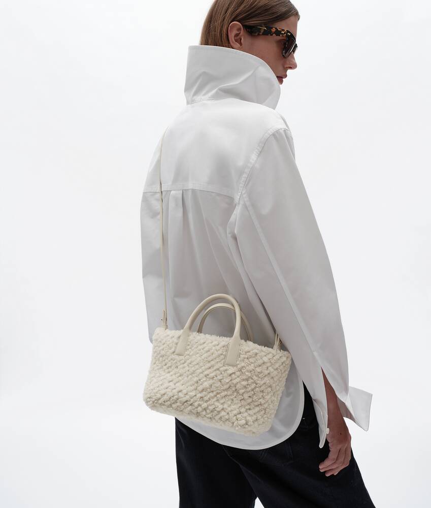 Women's Mini Cabat in Plaster/string Bottega Veneta United States EN - Image 6