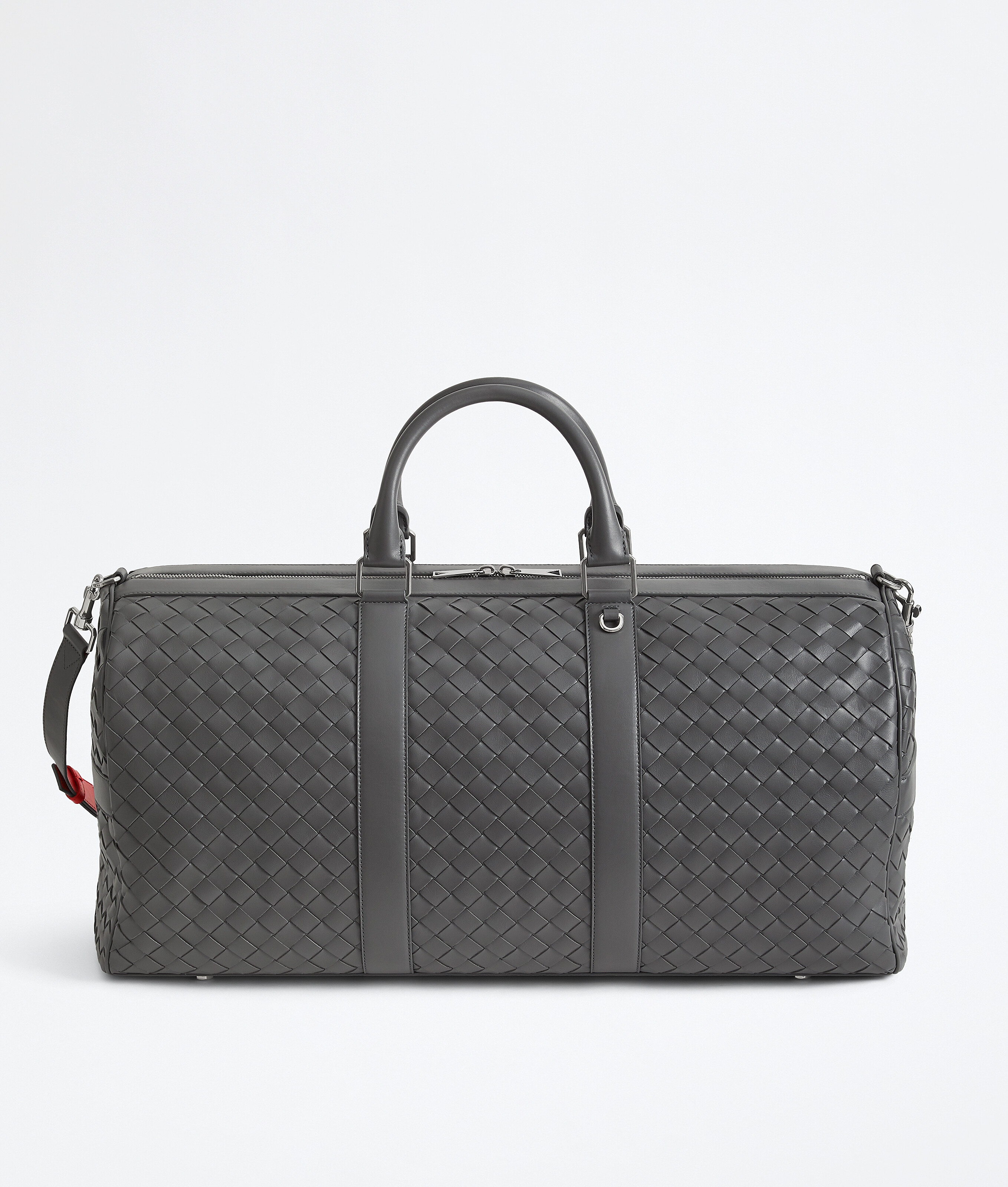 Men's Intrecciato Cabin Duffle in Obsidian gray/radar Bottega Veneta Canada EN - Image 1