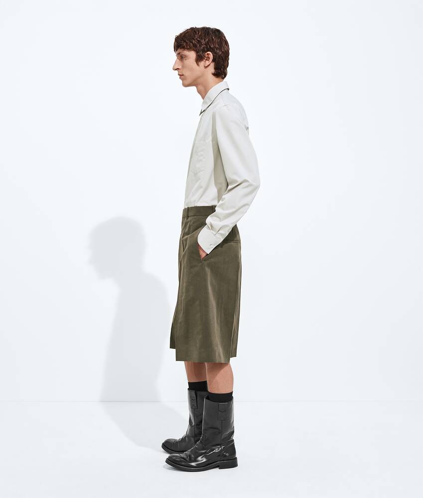 Display a large version of the product image 2 - Cotton and Silk Crinkled Shorts