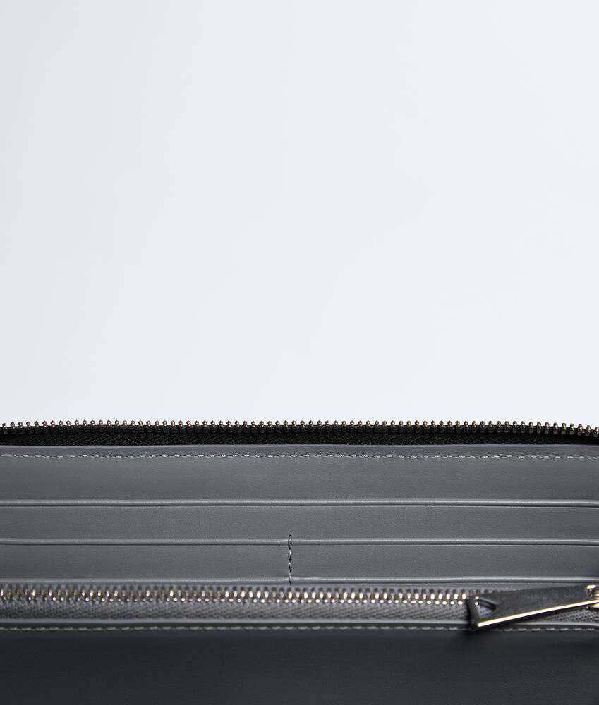 Men's Intrecciato Piccolo Zip-Around Wallet in Black/thunder Bottega Veneta Canada EN - Image 4