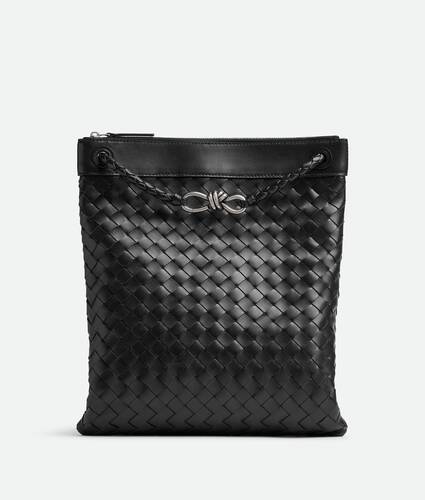 Men's Flat Andiamo Messenger in Black Bottega Veneta Luxembourg EN - Image 1