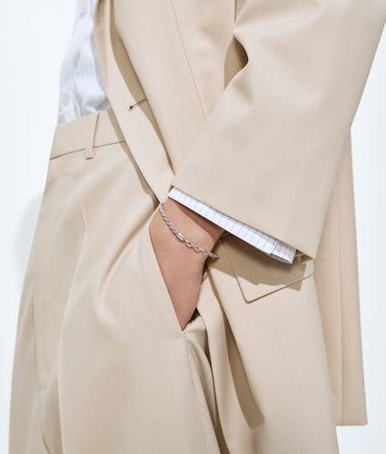 Men's Chain Bracelet in Silver Bottega Veneta Bulgaria EN - Image 2