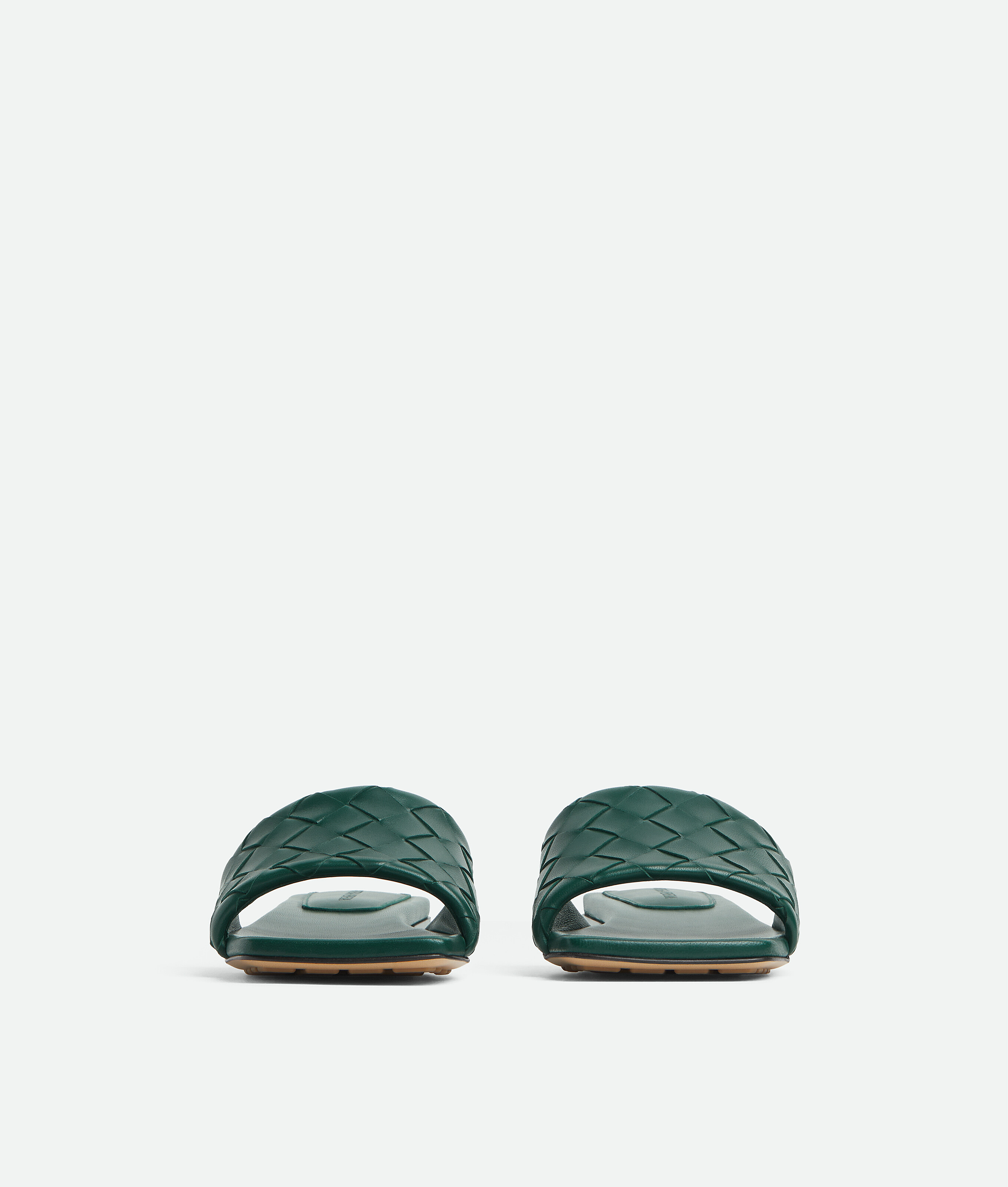 Women's Parco Flat Mule in New emerald green Bottega Veneta Canada EN - Image 3