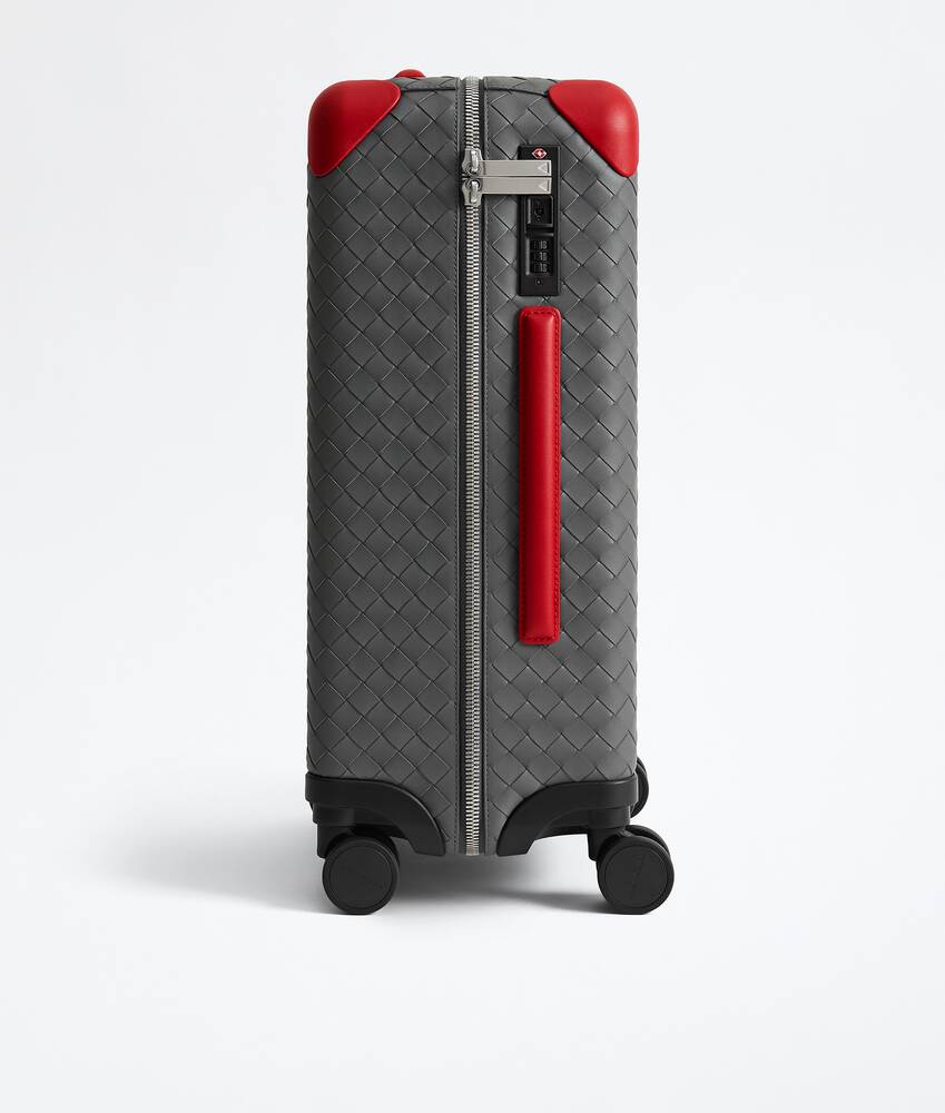 Odyssey Intrecciato Cabin Suitcase in Obsidian gray/radar Bottega Veneta Qatar EN - Image 2
