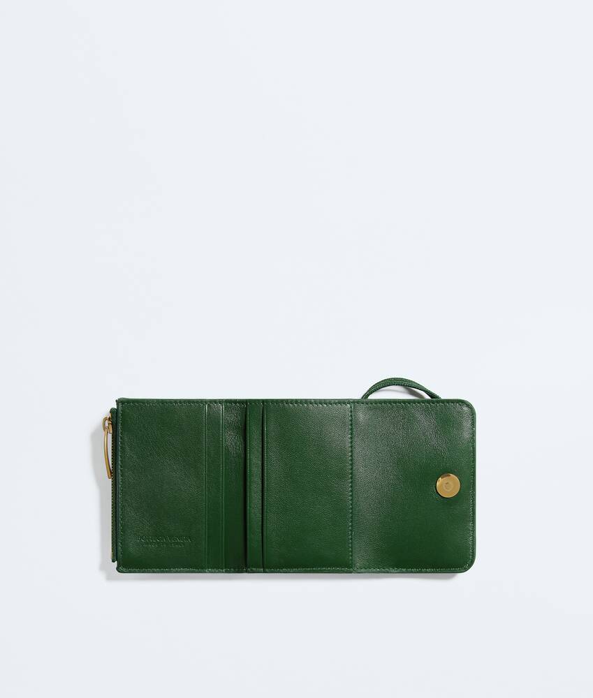 Andiamo Tri-Fold-Portemonnaie f&uuml;r Damen in Basil Bottega Veneta Deutschland DE - Image 4