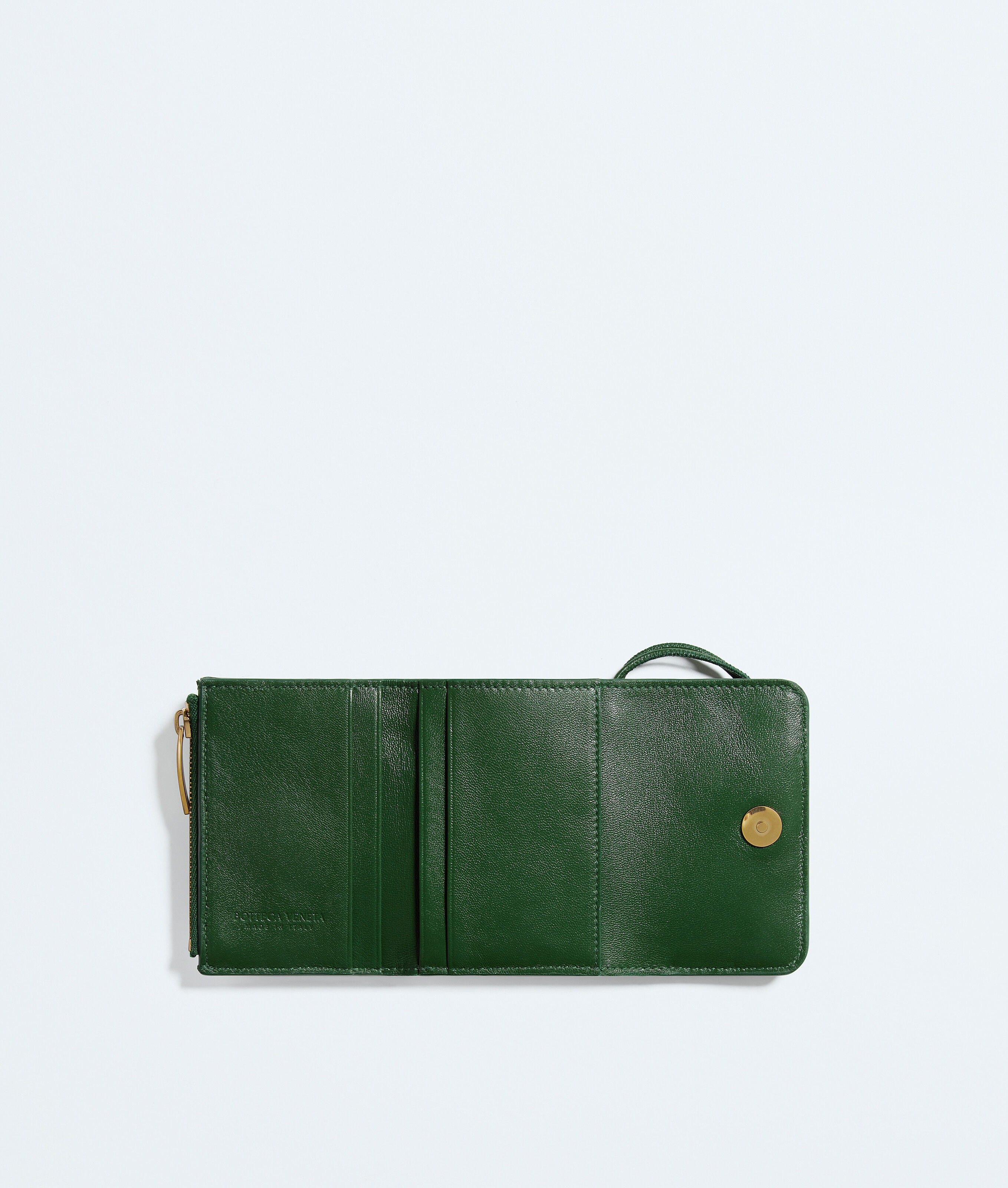 Women's Andiamo Tri-Fold Wallet in Basil Bottega Veneta Luxembourg EN - Image 4