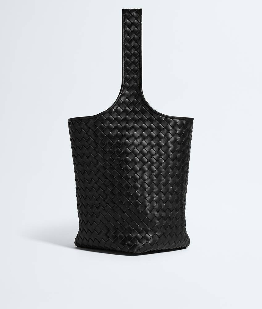 Ele's Bolsa Bucket Triangolo em Black Bottega Veneta Brasil PT - Image 4