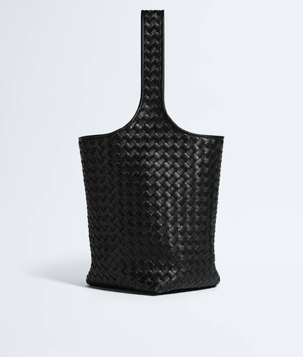 Ele's Bolsa Bucket Triangolo em Black Bottega Veneta Brasil PT - Image 4