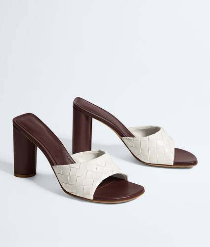 Mule Livia da Donna in Alabaster/cioccolato Bottega Veneta Italia IT - Image 3