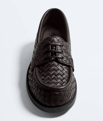 Men's Pier Boat Shoe in Espresso Bottega Veneta Belgium EN - Image 4